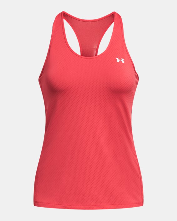 Camiseta sin mangas HeatGear® Armour para mujer, Red, pdpMainDesktop image number 3
